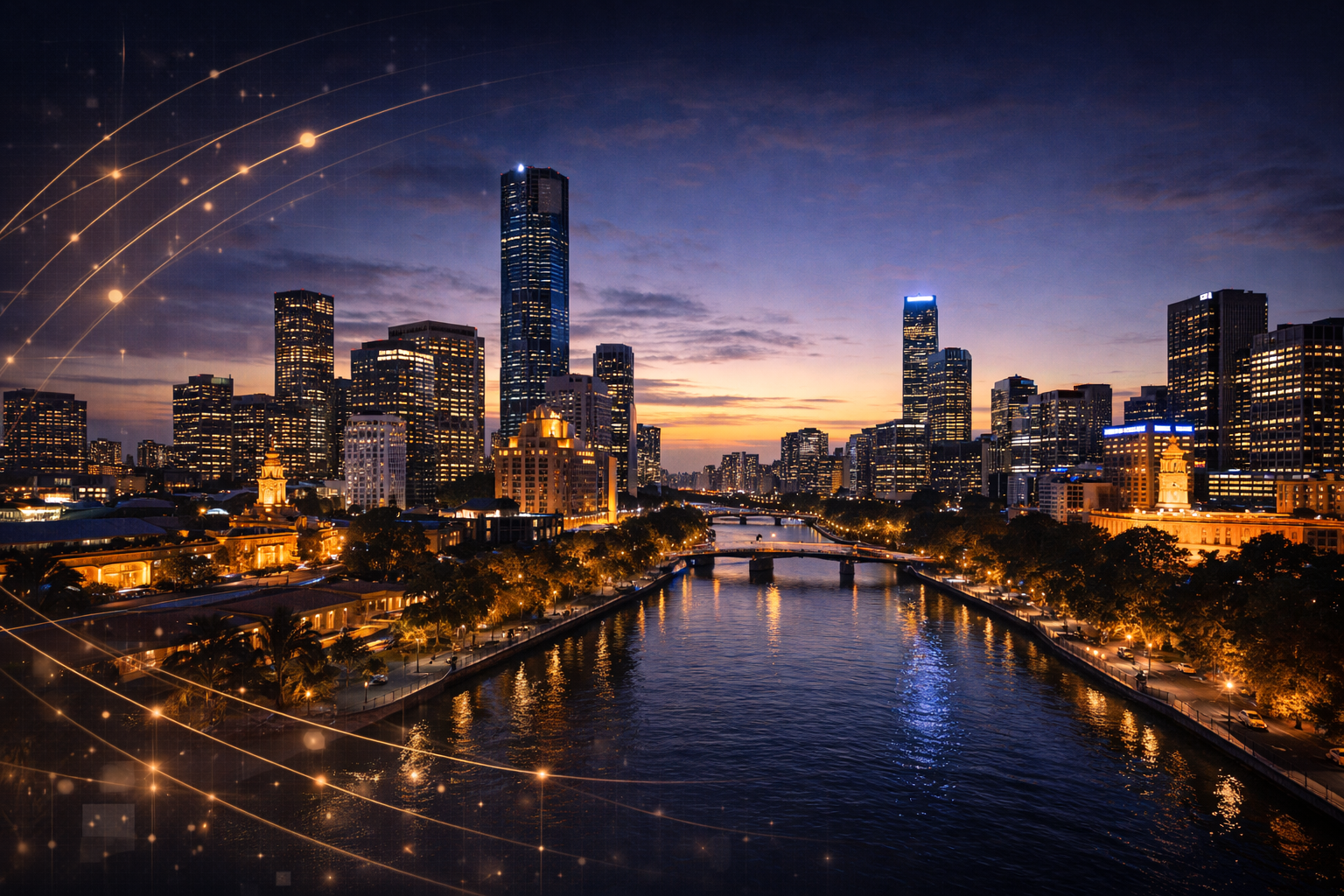 Aerial view of Melbourne, Australia - IKEC Conference Location